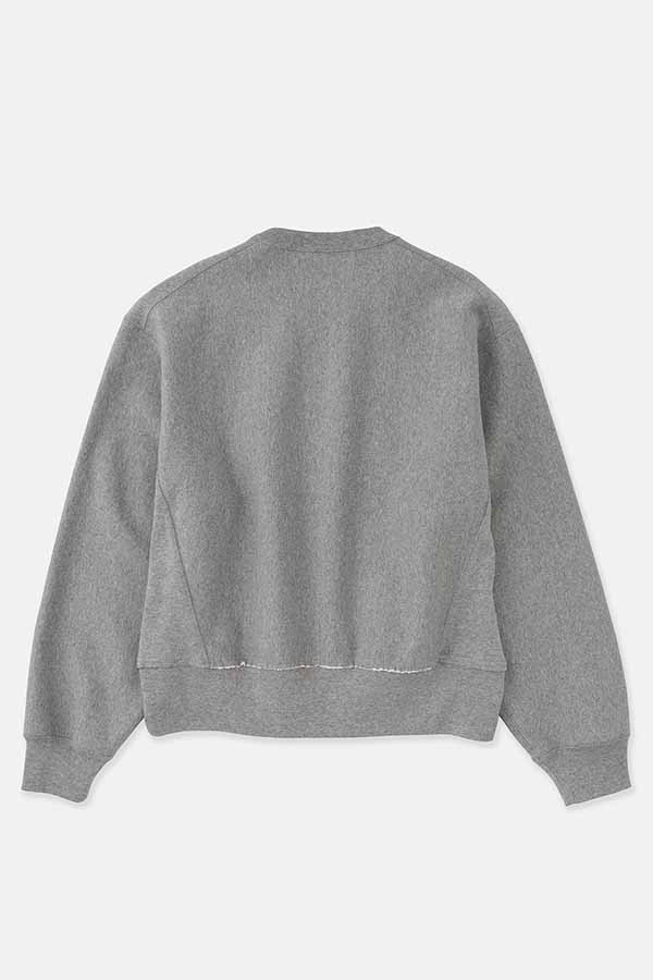 Crop top Reverse weave Sweatshirt
