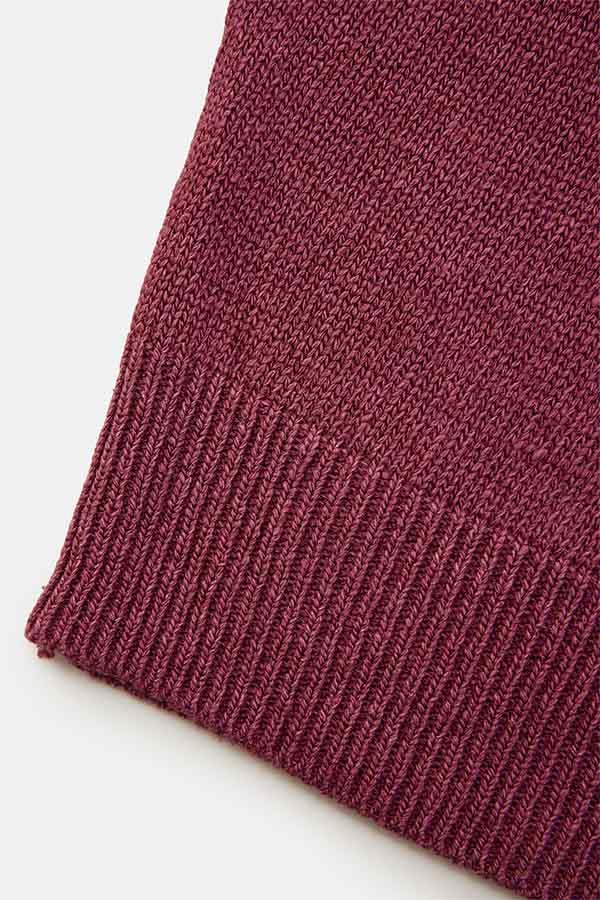 Stonewashed silk sweater