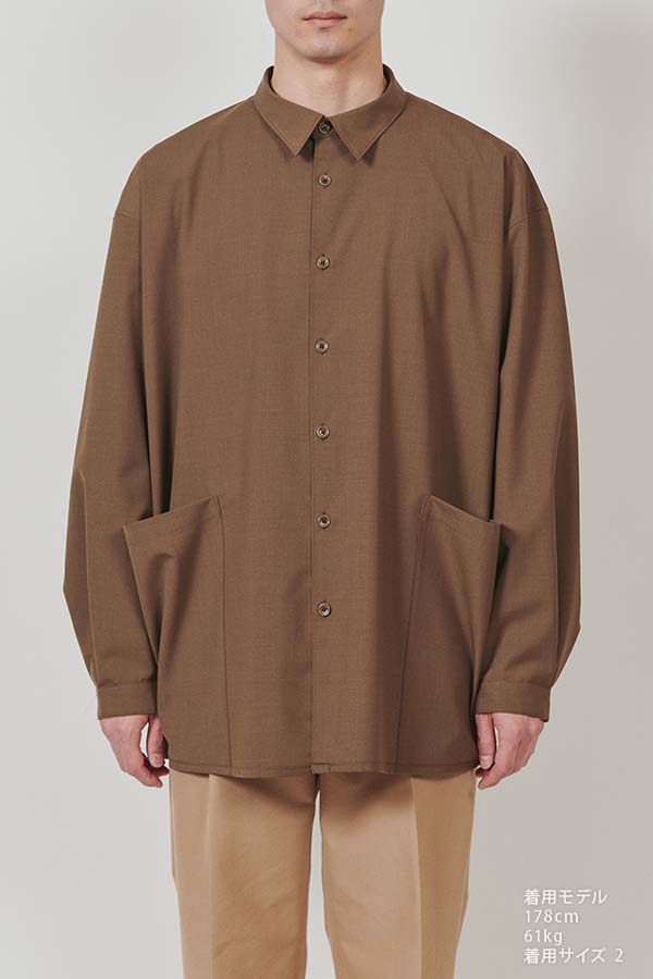 Side Pocket Oversized Shirt