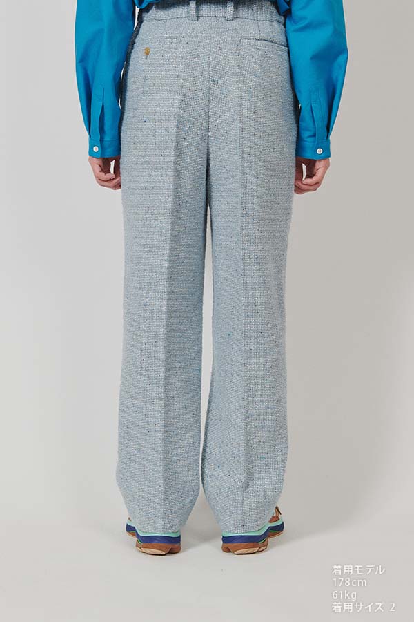 In tuck Pants①tweed