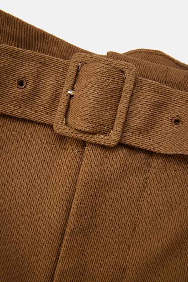 Belt pants② twill