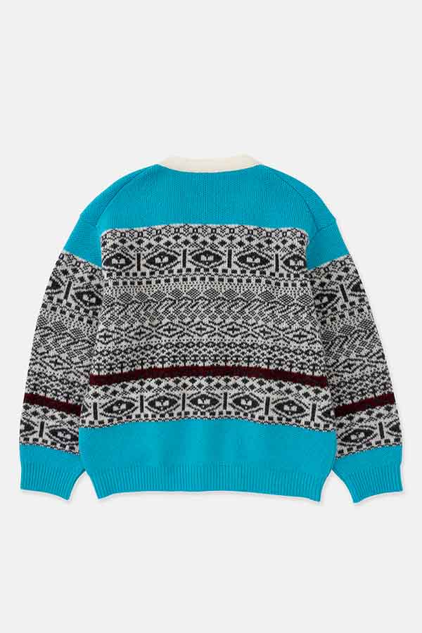 Jacquard Cardigan