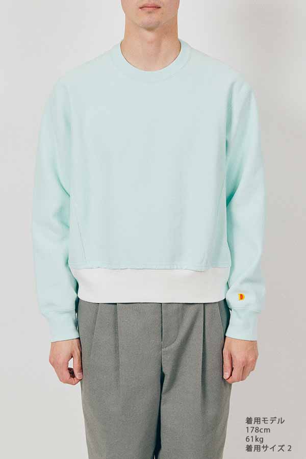 Crop top Reverse weave Sweatshirt