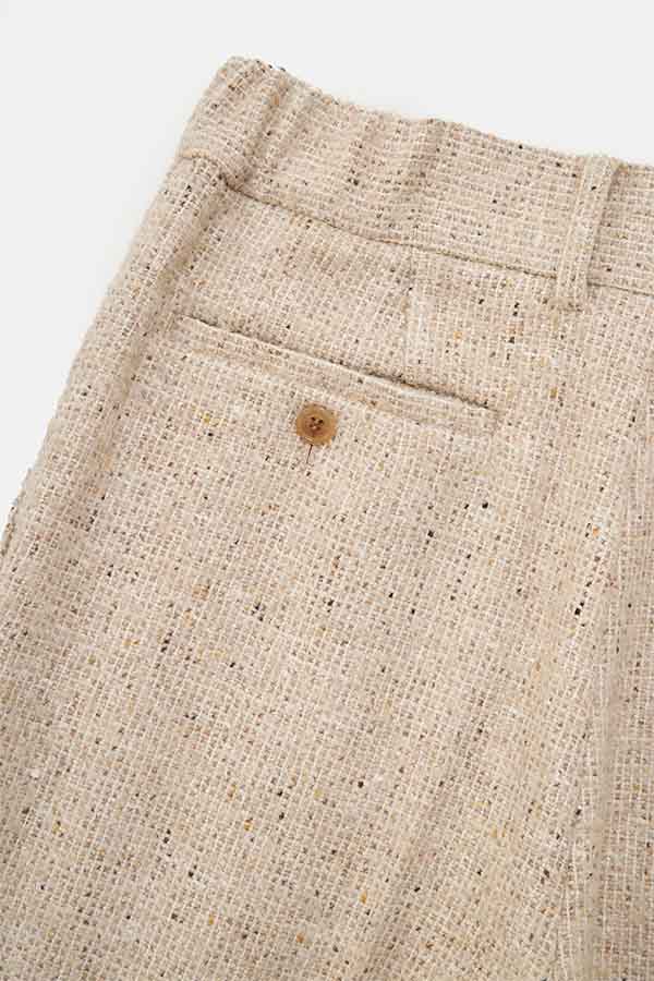 In tuck Pants①tweed
