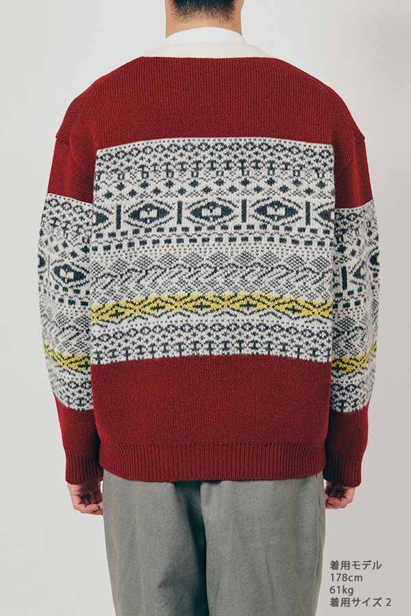 Jacquard Cardigan