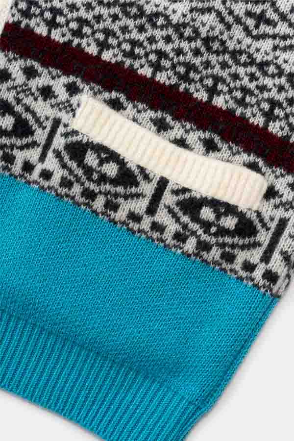 Jacquard Cardigan