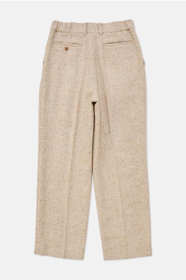 In tuck Pants①tweed