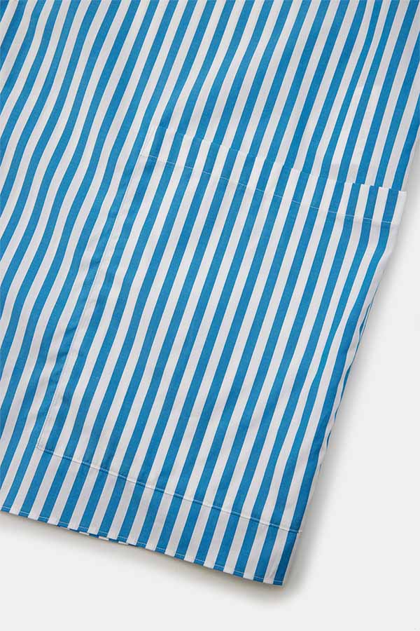 Side pocket L/S shirt① stripe