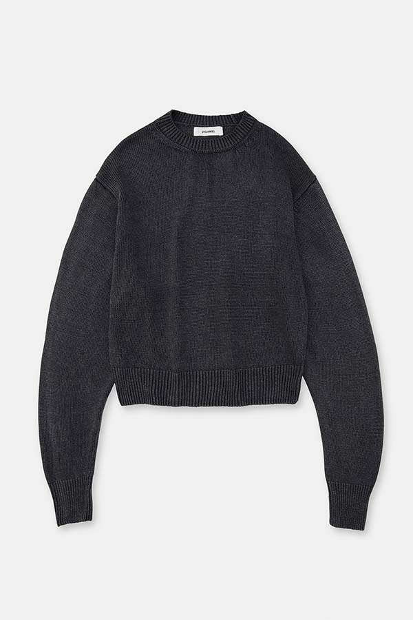 Stonewashed silk sweater