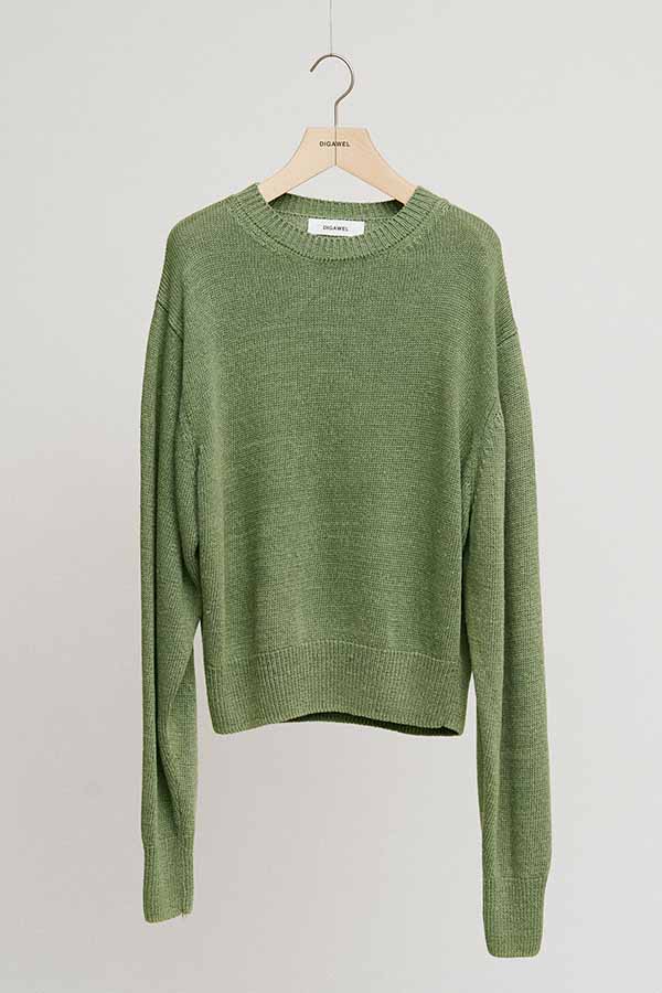 Stonewashed silk sweater