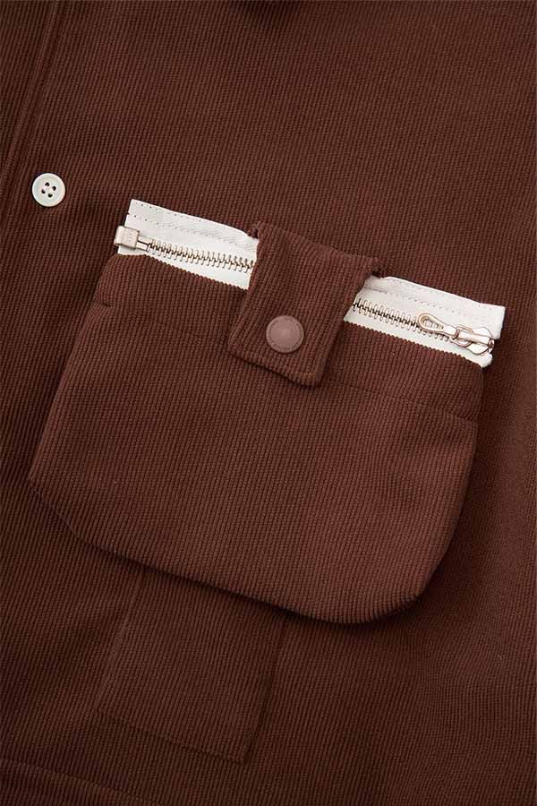 7 Pockets Corduroy S/S Shirt (F/CE.×DIGAWEL)