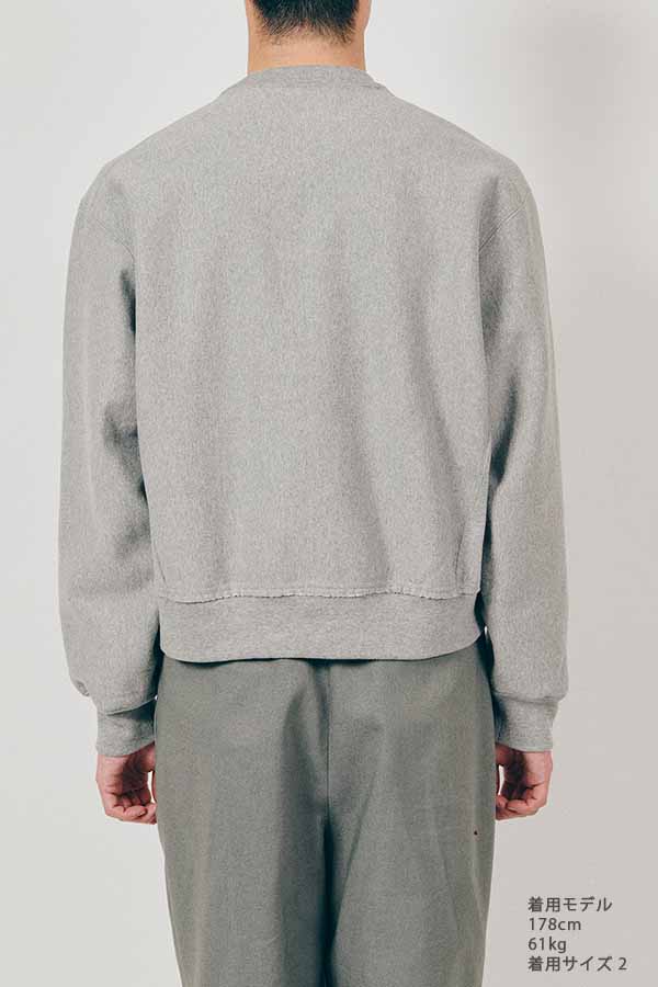 Crop top Reverse weave Sweatshirt