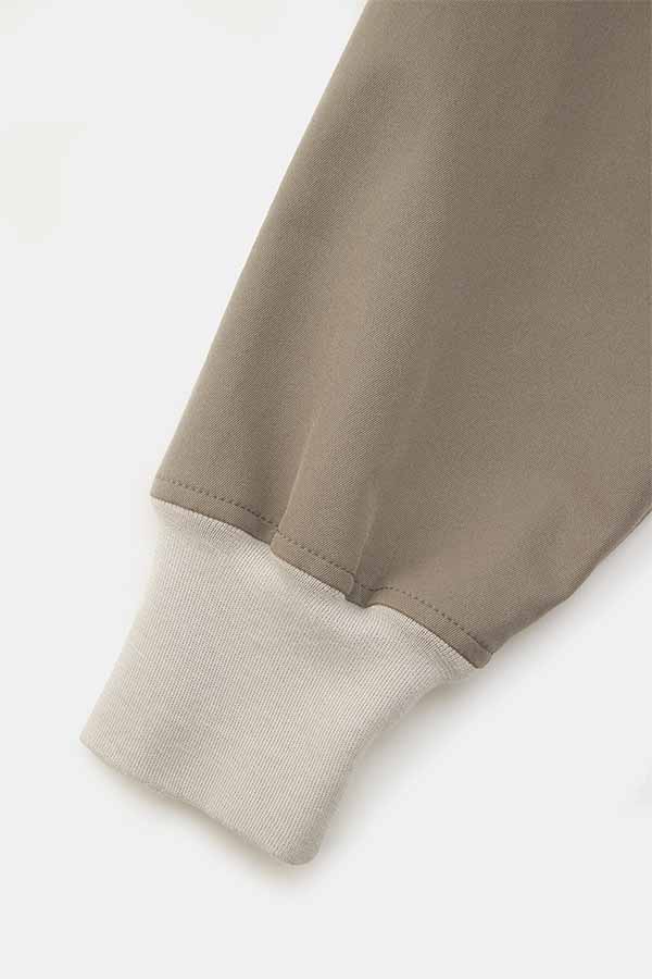 Cuff rib shirt