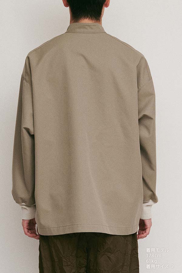 Cuff rib shirt