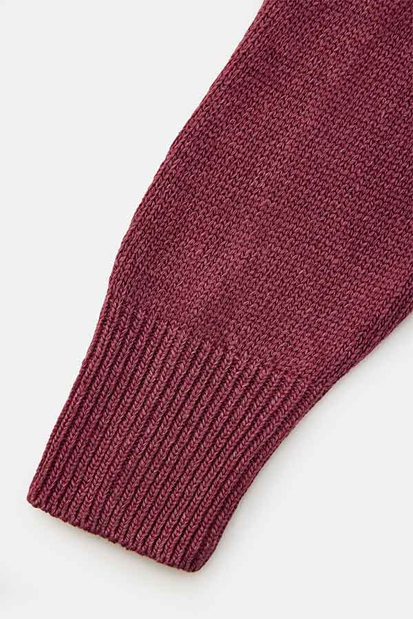 Stonewashed silk sweater