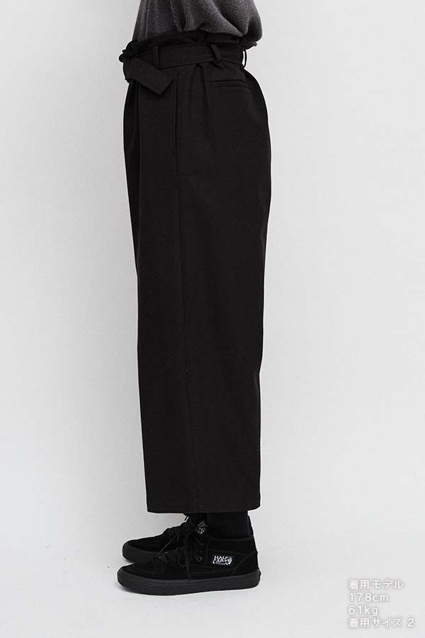 Belt pants② twill