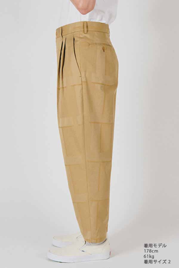 2 Tuck Tapered Pants