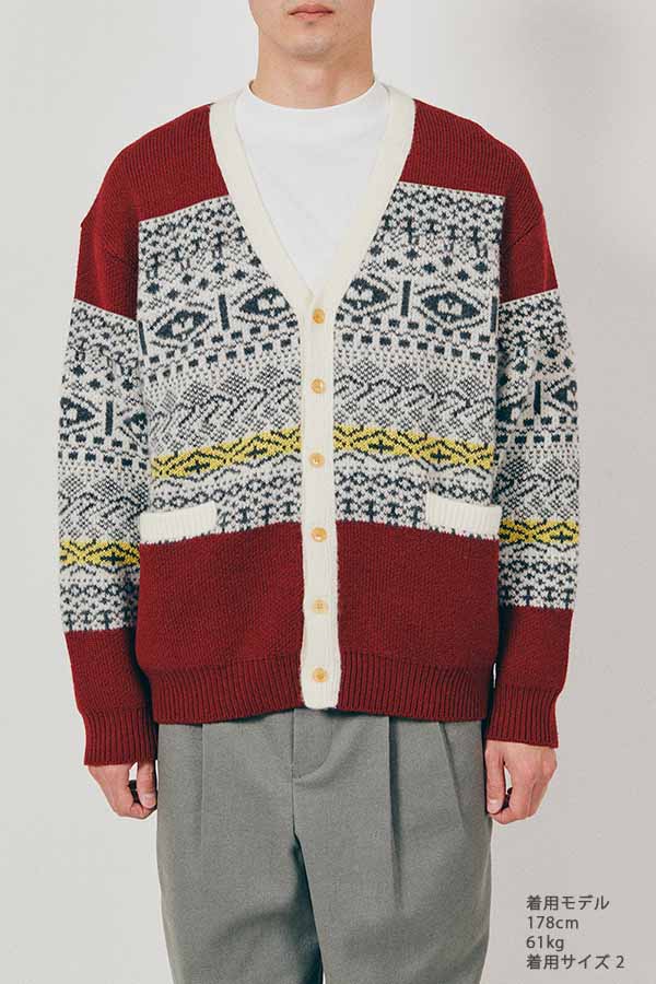 Jacquard Cardigan