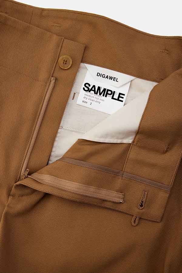 Belt pants② twill