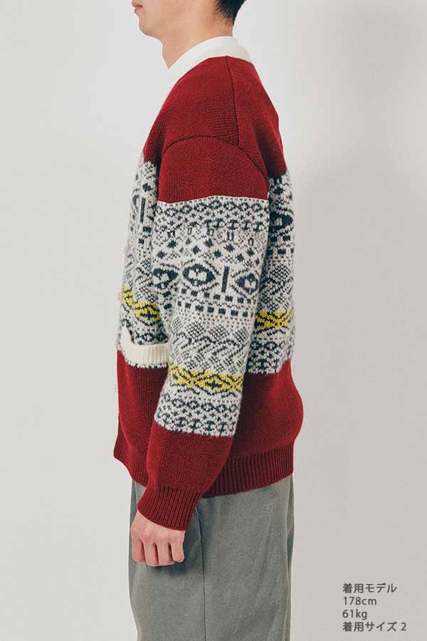 Jacquard Cardigan