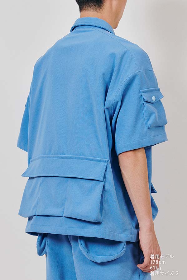 7 Pockets Corduroy S/S Shirt (F/CE.×DIGAWEL)