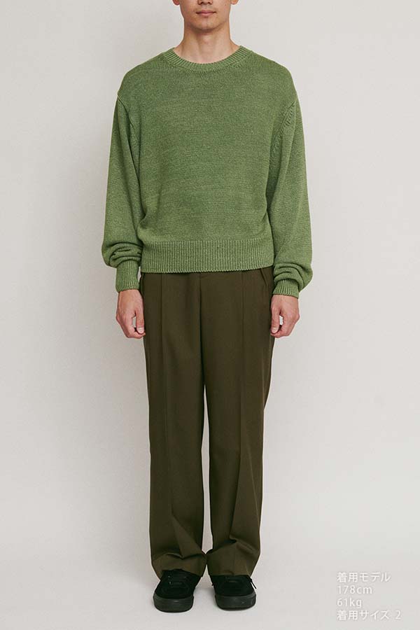 Stonewashed silk sweater
