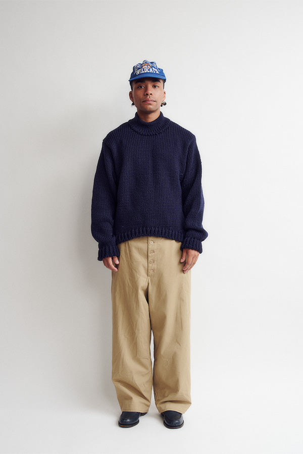 Button fly pants ②