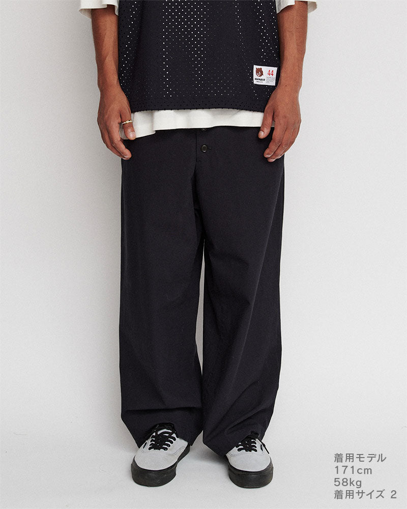 Button fly pants