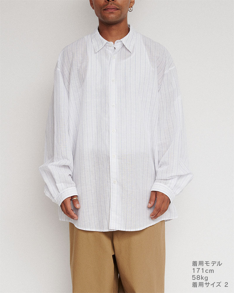 Oversized stripe shirt