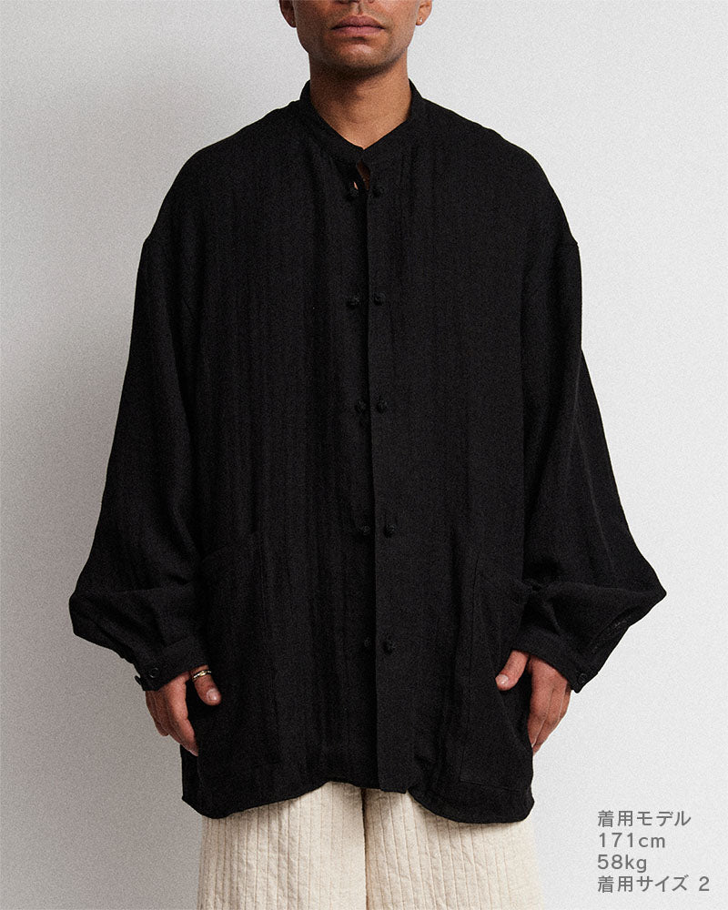 Side pocket shirt blouson