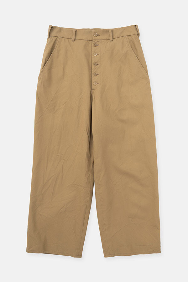 Button fly pants ②