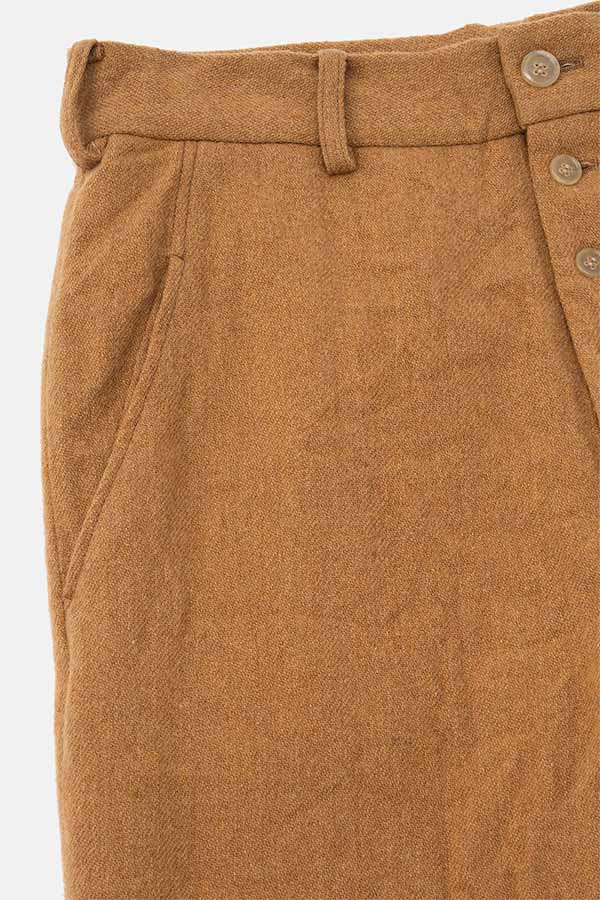 Button fly pants ①