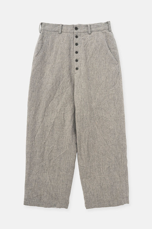 Button fly pants ①