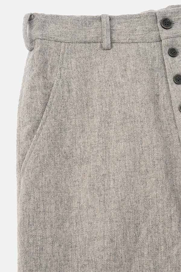 Button fly pants ①
