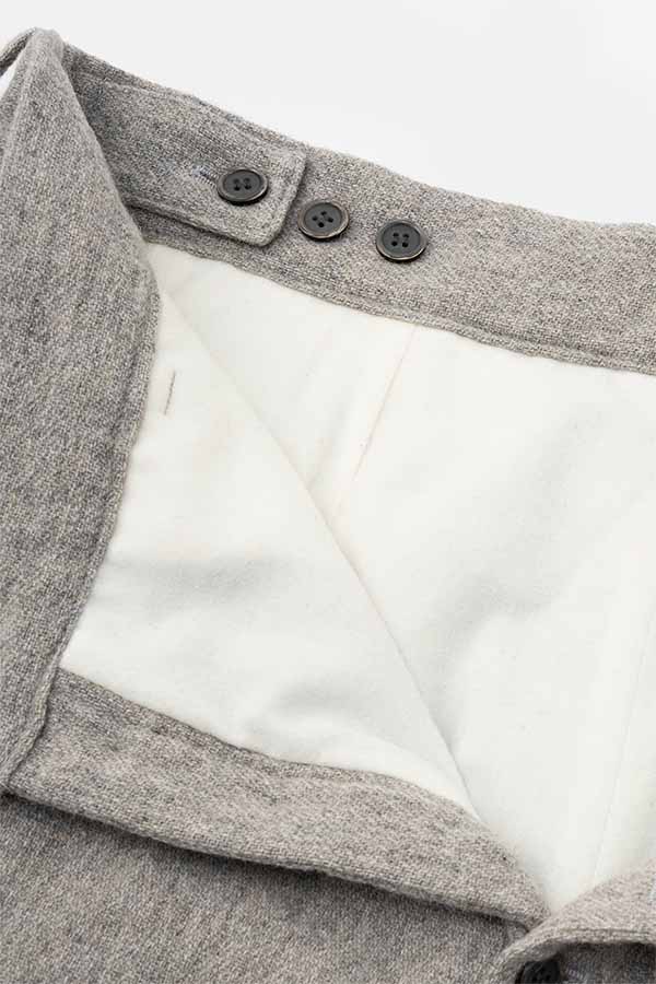 Button fly pants ①