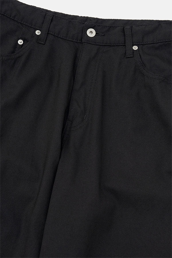 Puckering wide pants