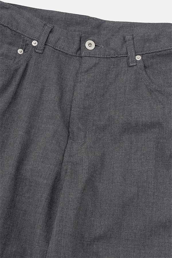 Puckering wide pants