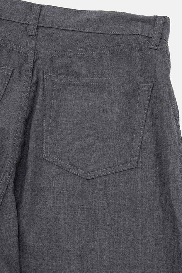 Puckering wide pants
