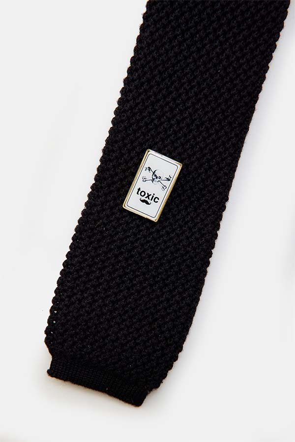 Silk knit tie
