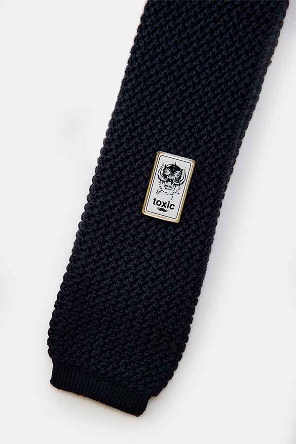 Silk knit tie
