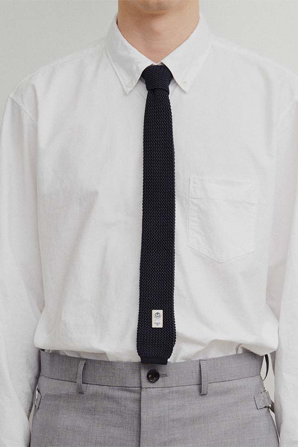 Silk knit tie