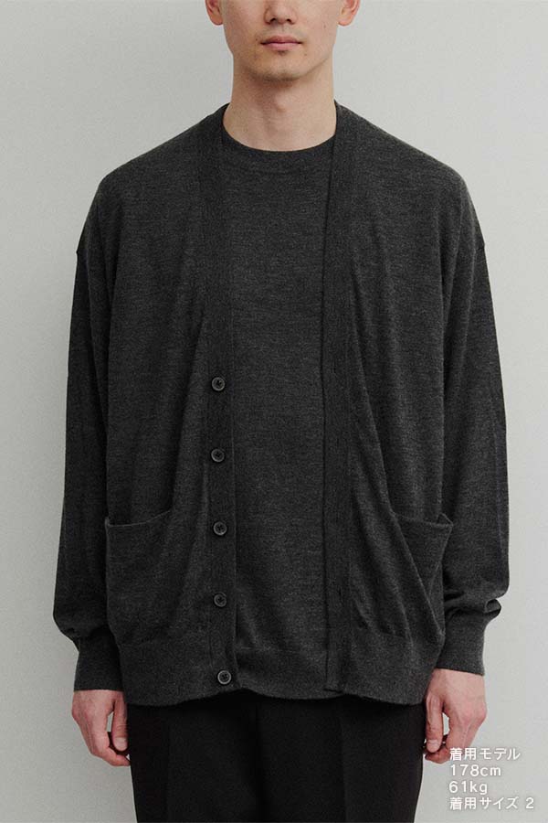 Cashmere knit cardigan(DIGAWEL×BODHI)