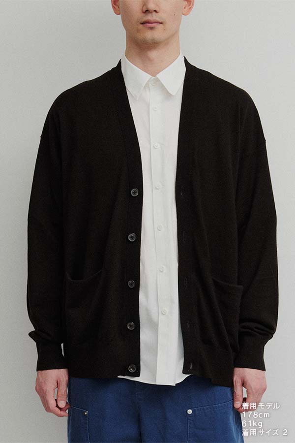 Cashmere knit cardigan(DIGAWEL×BODHI)