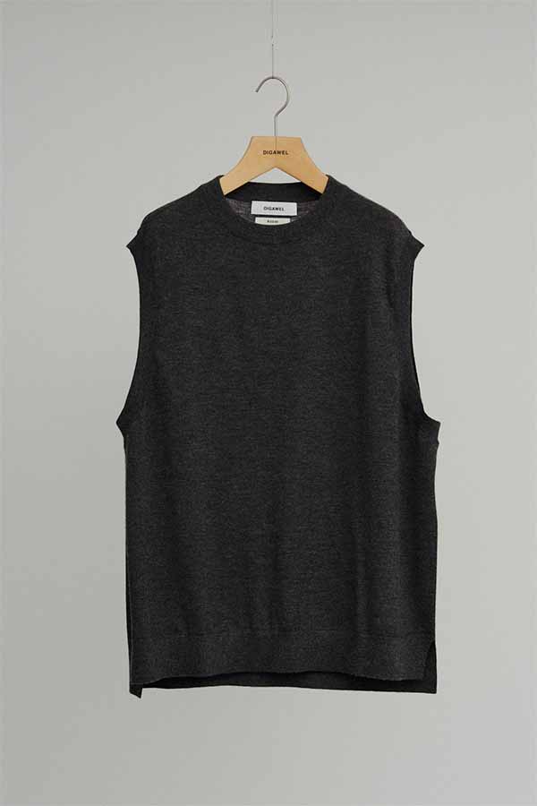 Cashmere knit sleeveless(DIGAWEL×BODHI)