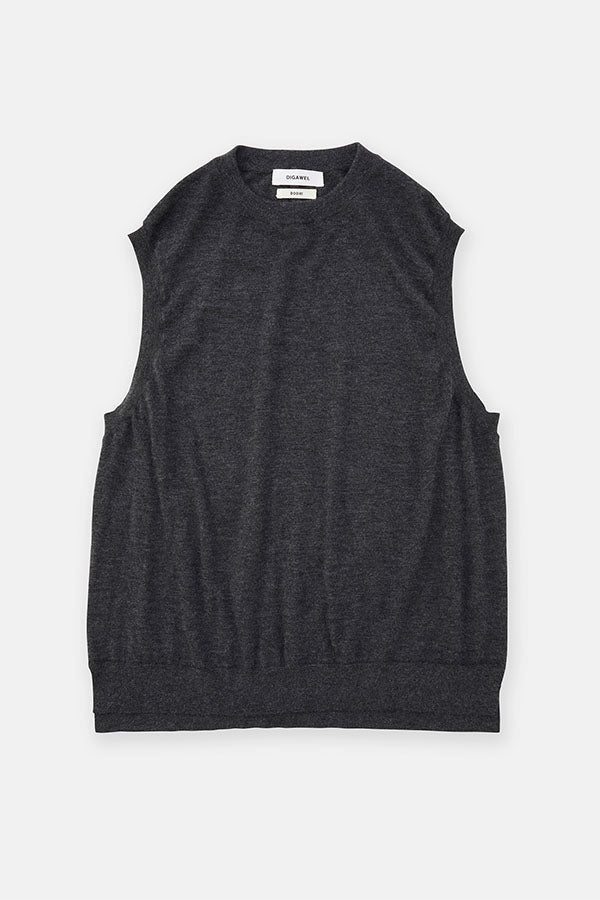 Cashmere knit sleeveless(DIGAWEL×BODHI)