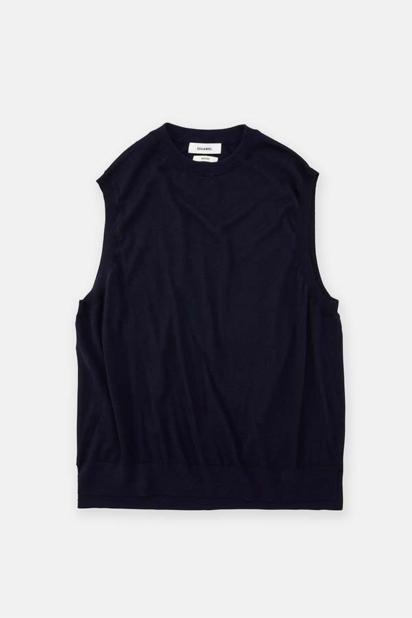 Cashmere knit sleeveless(DIGAWEL×BODHI)