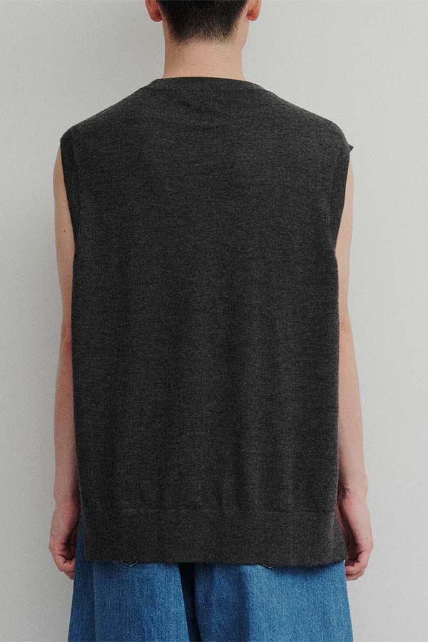 Cashmere knit sleeveless(DIGAWEL×BODHI)
