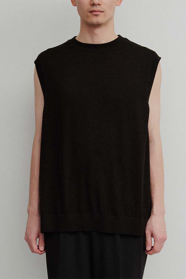 Cashmere knit sleeveless(DIGAWEL×BODHI)