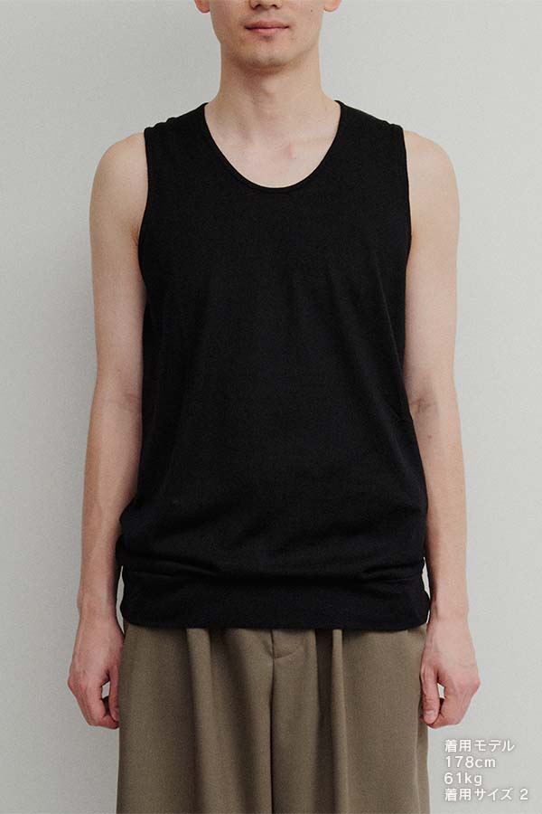 Merino Wool Sleeveless Vest