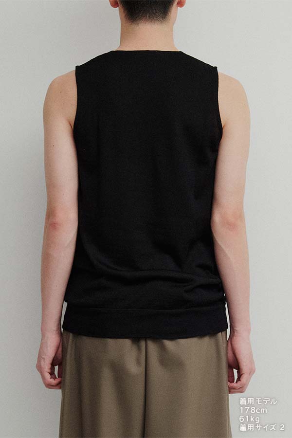 Merino Wool Sleeveless Vest